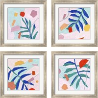 Framed 'Island Time 4 Piece Framed Art Print Set' border=