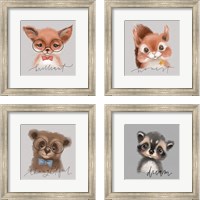 Framed Inspirational Animals 4 Piece Framed Art Print Set