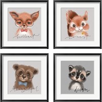 Framed Inspirational Animals 4 Piece Framed Art Print Set