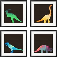 Framed Dino 4 Piece Framed Art Print Set
