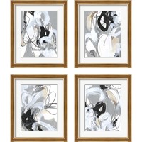 Framed 'Tangled Threads 4 Piece Framed Art Print Set' border=