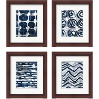 Framed Indigo Memory 4 Piece Framed Art Print Set