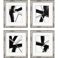 Framed Angular Pulse 4 Piece Framed Art Print Set