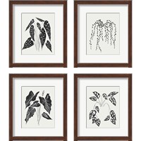 Framed 'Leaving 4 Piece Framed Art Print Set' border=