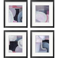 Framed 'Gigabyte  4 Piece Framed Art Print Set' border=