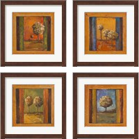 Framed 'Lonely Trees 4 Piece Framed Art Print Set' border=