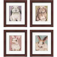 Framed Bunny  4 Piece Framed Art Print Set