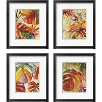 Framed Tropic Botanicals 4 Piece Framed Art Print Set