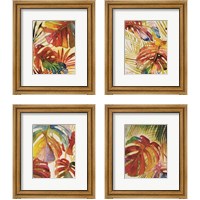 Framed Tropic Botanicals 4 Piece Framed Art Print Set