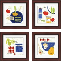 Framed Baking It 4 Piece Framed Art Print Set