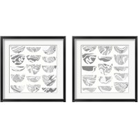 Framed 'Simplicity  2 Piece Framed Art Print Set' border=