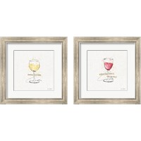 Framed 'Thoughtful Vines 2 Piece Framed Art Print Set' border=