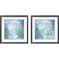 Framed 'Sail Away 2 Piece Framed Art Print Set' border=