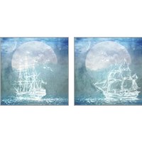 Framed 'Sail Away 2 Piece Art Print Set' border=