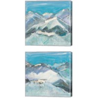 Framed Sun Never Says Aqua 2 Piece Canvas Print Set