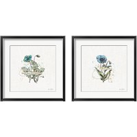 Framed Thoughtful Blooms 2 Piece Framed Art Print Set