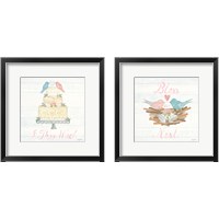 Framed Lovebirds  2 Piece Framed Art Print Set