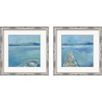 Framed Lake Edge 2 Piece Framed Art Print Set