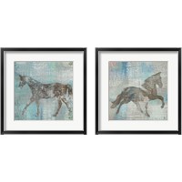 Framed Cheval Brown 2 Piece Framed Art Print Set