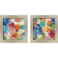 Framed 'Hydrangea Bouquet 2 Piece Framed Art Print Set' border=