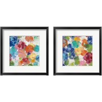 Framed 'Hydrangea Bouquet 2 Piece Framed Art Print Set' border=