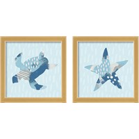 Framed 'Coastal Cool 2 Piece Framed Art Print Set' border=