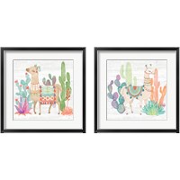 Framed Lovely Llamas 2 Piece Framed Art Print Set