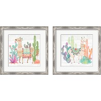Framed Lovely Llamas 2 Piece Framed Art Print Set