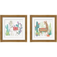 Framed Lovely Llamas 2 Piece Framed Art Print Set