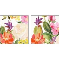 Framed 'Desert Rose 2 Piece Art Print Set' border=