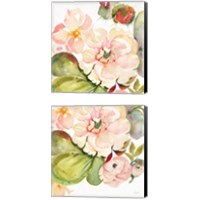 Framed 'Desert Rose 2 Piece Canvas Print Set' border=