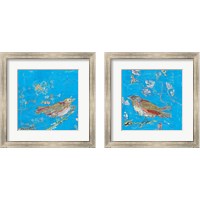 Framed 'Birds 2 Piece Framed Art Print Set' border=