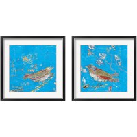 Framed 'Birds 2 Piece Framed Art Print Set' border=