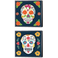 Framed Day of the Dead 2 Piece Canvas Print Set