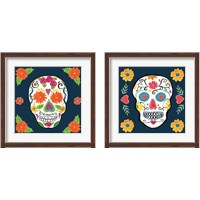 Framed 'Day of the Dead 2 Piece Framed Art Print Set' border=