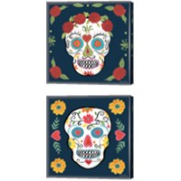 Framed 'Day of the Dead 2 Piece Canvas Print Set' border=
