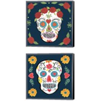 Framed 'Day of the Dead 2 Piece Canvas Print Set' border=