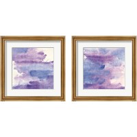 Framed 'Purple Haze 2 Piece Framed Art Print Set' border=