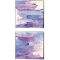Framed 'Purple Haze 2 Piece Canvas Print Set' border=