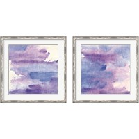 Framed 'Purple Haze 2 Piece Framed Art Print Set' border=