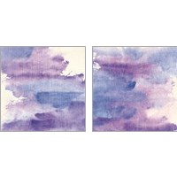 Framed 'Purple Haze 2 Piece Art Print Set' border=