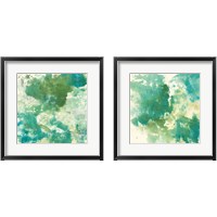 Framed 'Mossy Rock 2 Piece Framed Art Print Set' border=