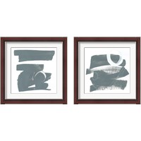 Framed Gray and White 2 Piece Framed Art Print Set