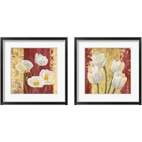 Framed 'Royal Red 2 Piece Framed Art Print Set' border=