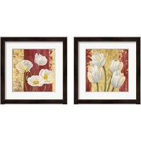 Framed 'Royal Red 2 Piece Framed Art Print Set' border=