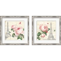 Framed Roses in Paris  2 Piece Framed Art Print Set