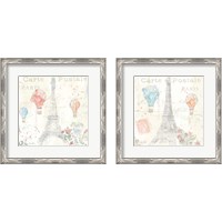 Framed 'Lighthearted in Paris 2 Piece Framed Art Print Set' border=