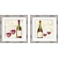Framed 'Chateau Winery 2 Piece Framed Art Print Set' border=