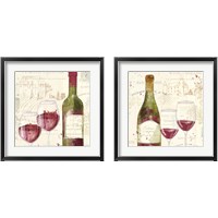 Framed 'Chateau Winery 2 Piece Framed Art Print Set' border=