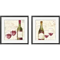 Framed 'Chateau Winery 2 Piece Framed Art Print Set' border=